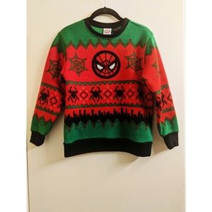 Spiderman Ugly Christmas Sweater Medium
